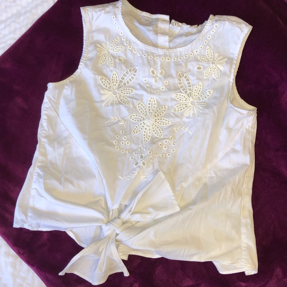 Flower Laced Top